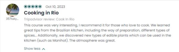 where to eat in rio de janeiro - top rated 5-star review